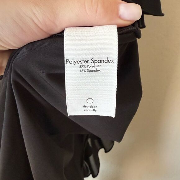 Fanci Club The Assassin Midi Black Off-Shoulder Size S - Picture 13 of 15